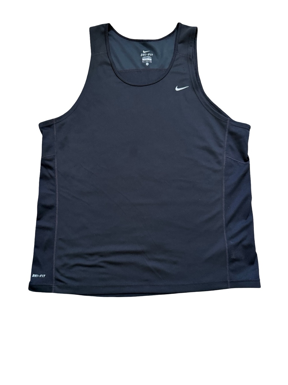 Nike Men's Dark Navy Dri-FIT Athletic Tank Top